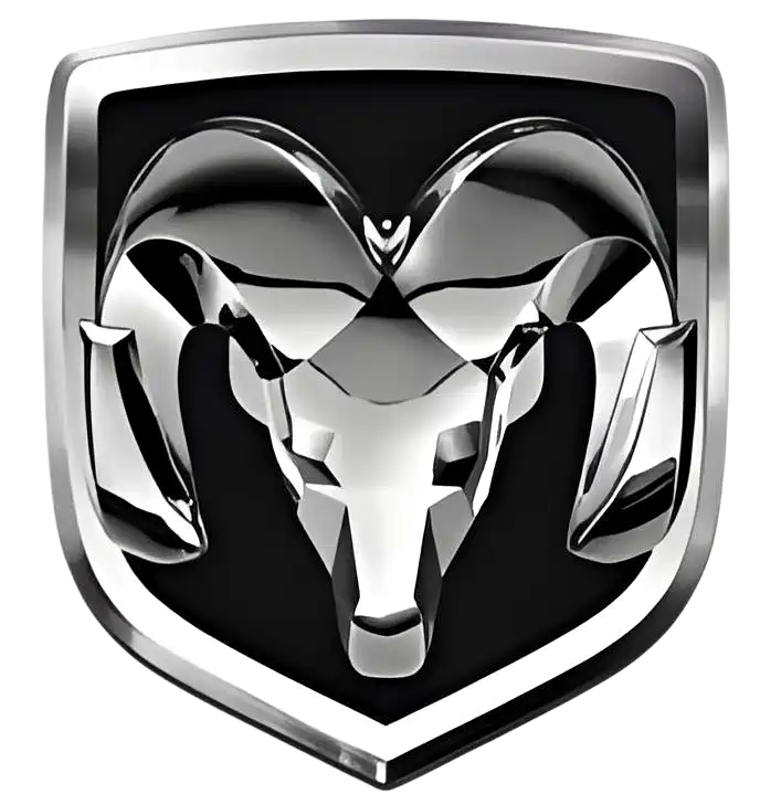 道奇的车标是一个公羊头,头上有两个锋利的羊角,象征着道奇汽车的