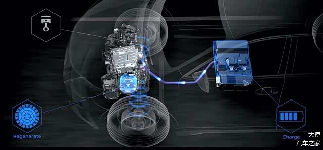 发动机给电池组充电