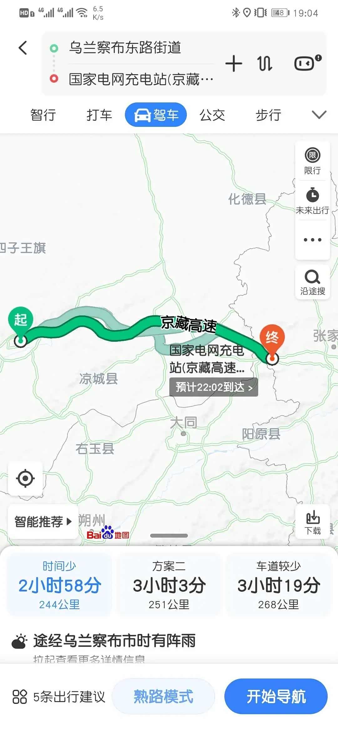 返程之旅也是一个挑战