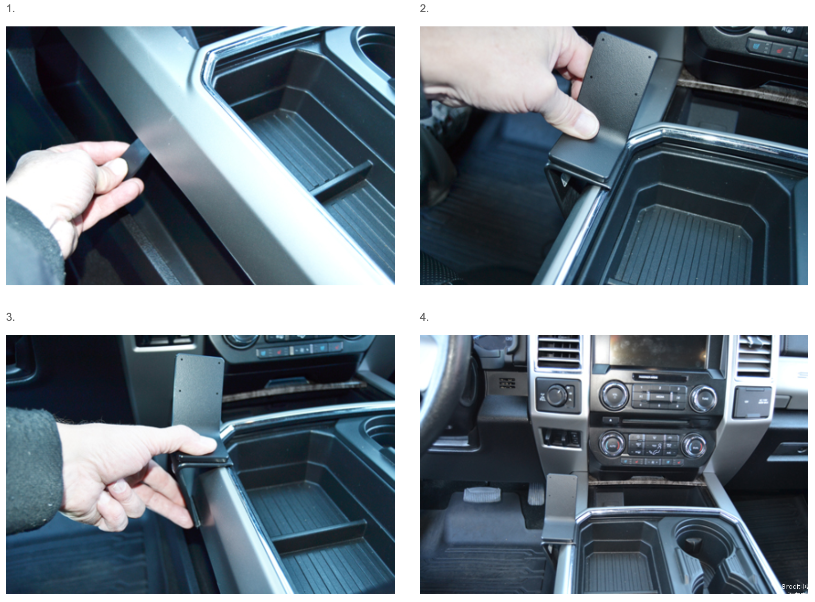 利用内饰缝隙进行全无损安装