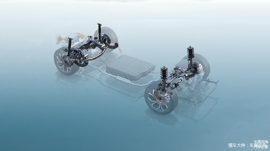 哈弗枭龙MAX底盘悬架示意图
