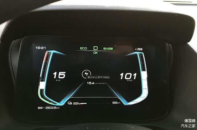 ▲30块钱的电，在高速公路上跑了124公里