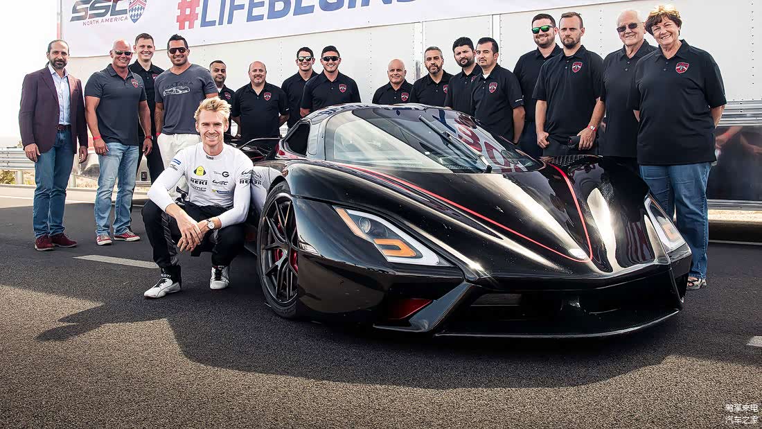 SSC Tuatara极速316.11英里/小时（折算为508.73公里/小时）