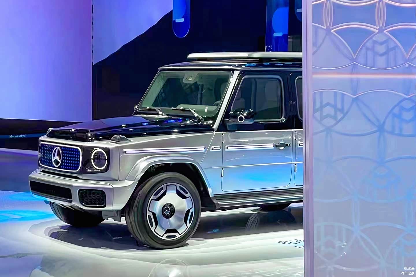 大G的纯电版EQG概念车也在本届车展进行中国首秀