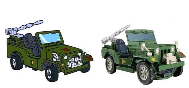 探长的动画形态和玩具对比