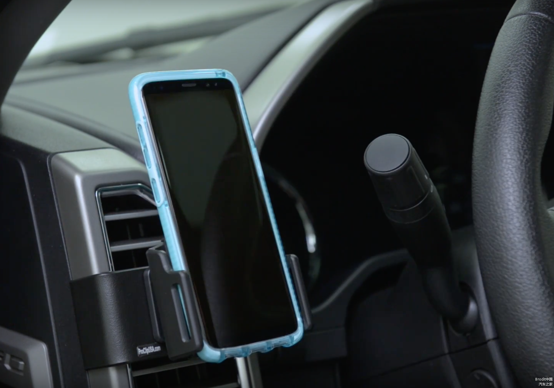 手机支架安装效果