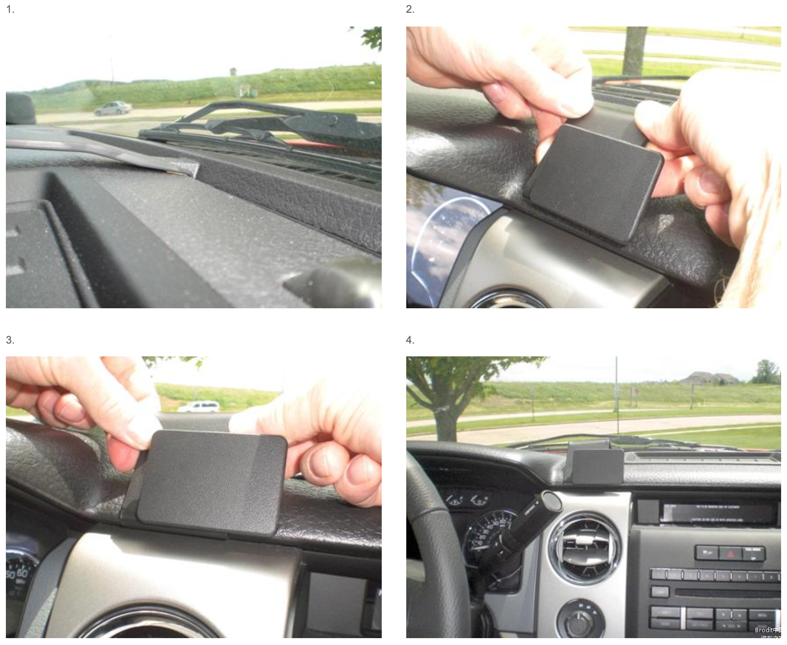 利用内饰缝隙进行全无损安装