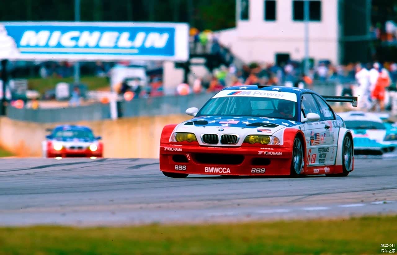 ▲2001年宝马M3 GTR参加ALMS