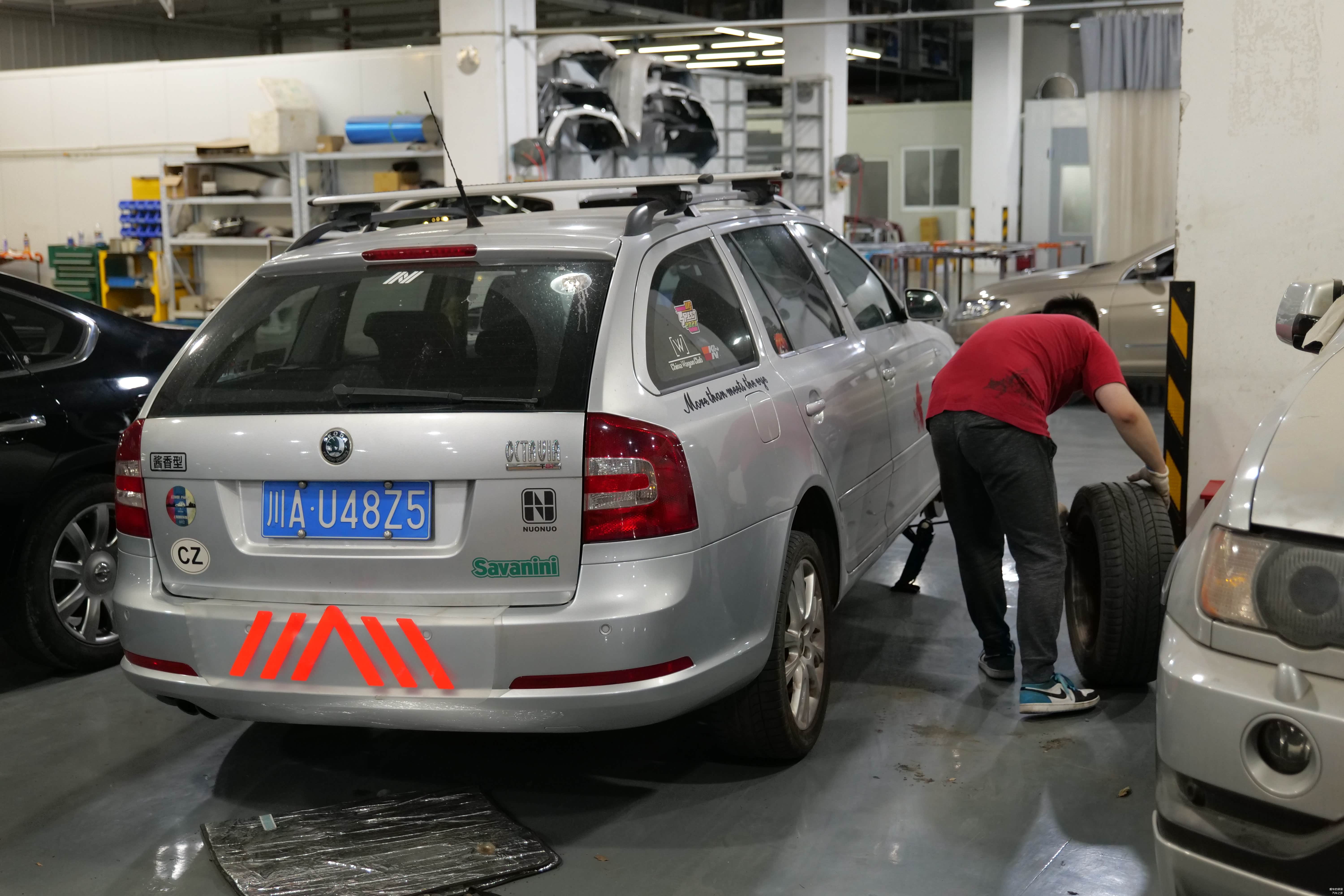 （图：给我的明旅更换RS轮毂）