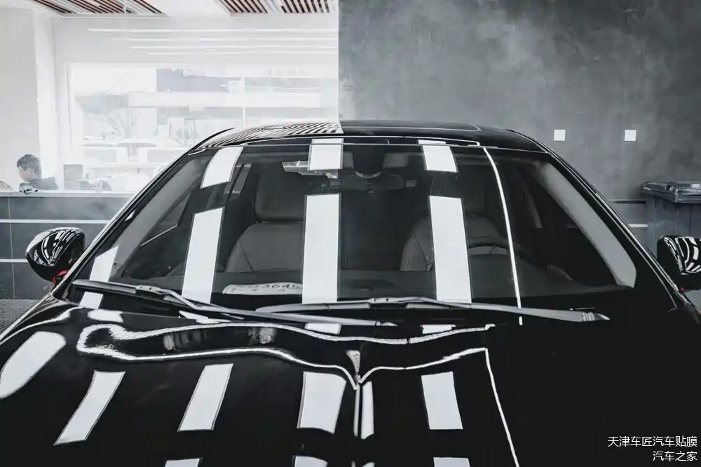 天津汽车贴膜别克君威龙膜隔热膜施工案例