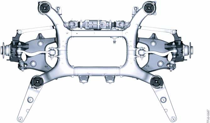 宝马的后轮转向