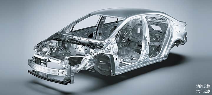 车体刚性强化，车体抗扭曲刚性较老款车型加强了60%