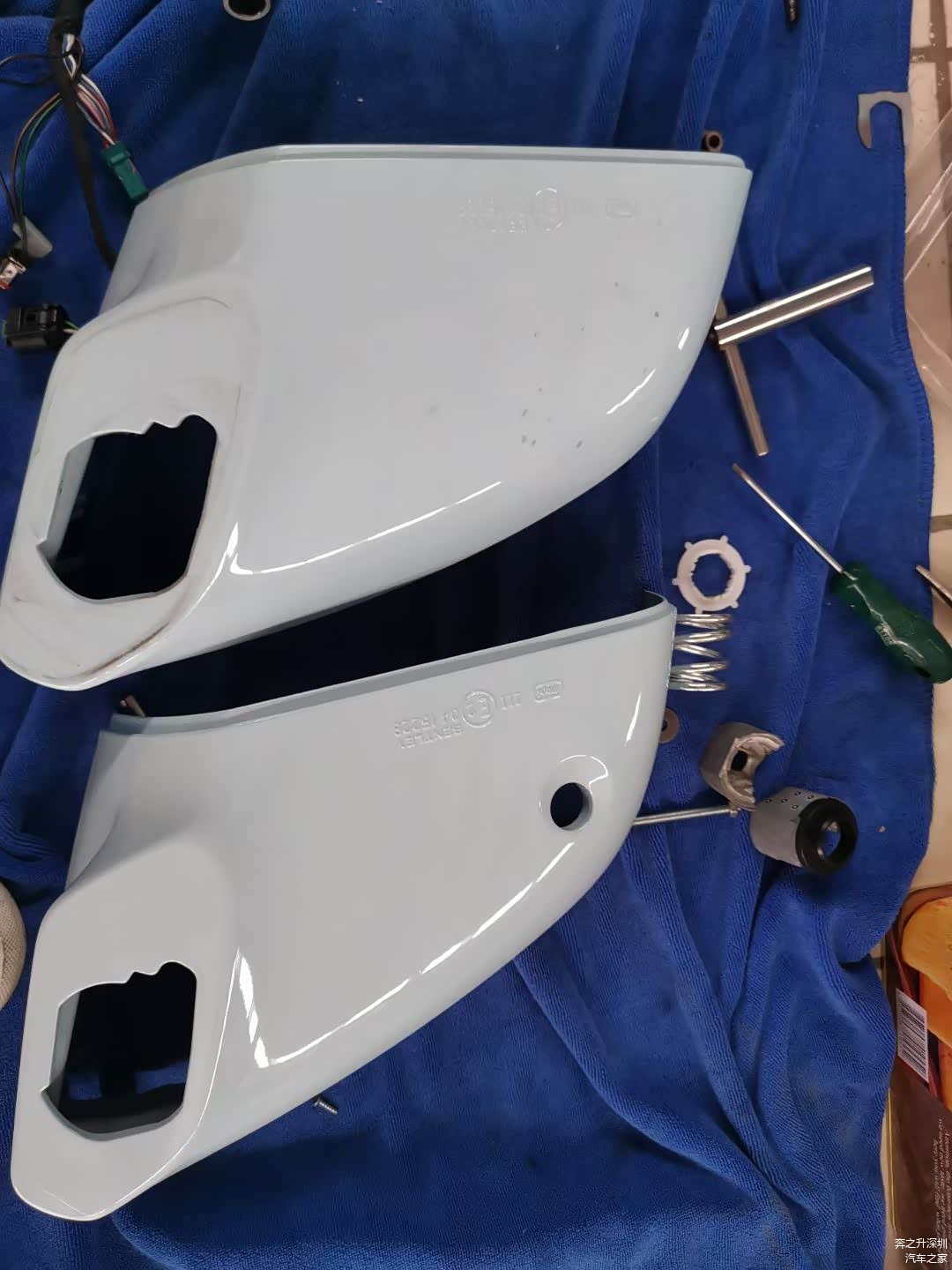 环视360后视镜壳