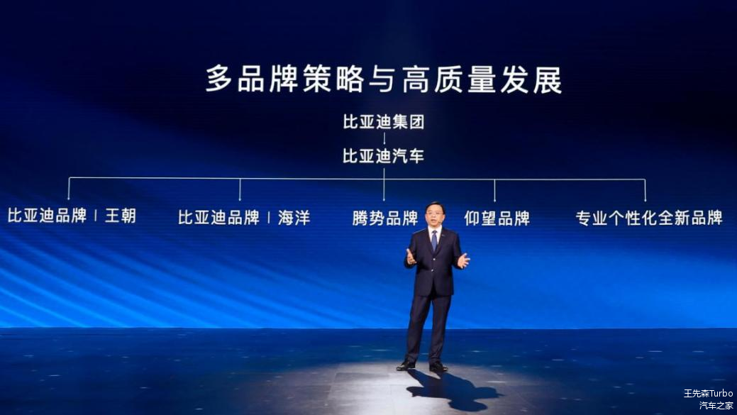 比亚迪汽车多品牌策略和高质量发展