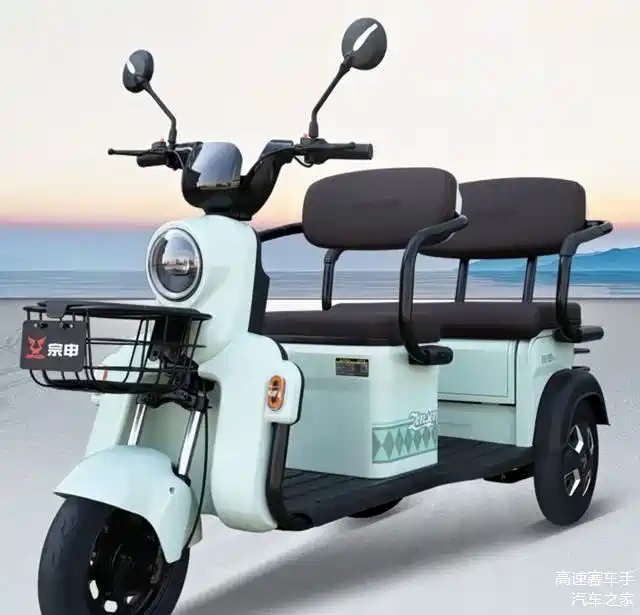 宗申,绿源推出新款休闲三轮车,功能多,骑行更舒适,适合接娃!