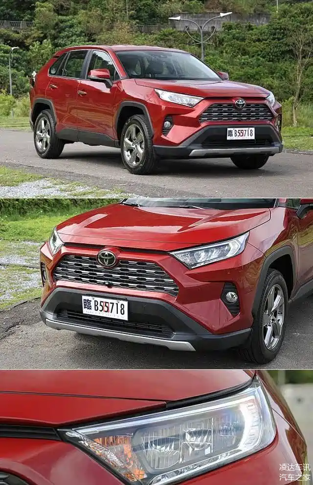全网抢试全新一代丰田rav4,混动版本好诱人啊!