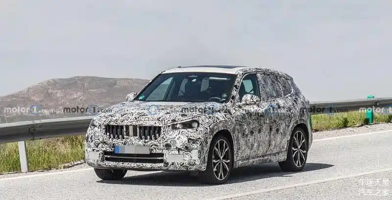 保留传统双肾式格栅设计全新宝马x1谍照曝光或将明年底发布