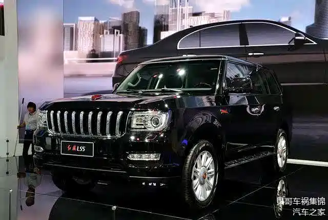 全新红旗ls5亮相,气场不输库里南,网友:谁还买路虎