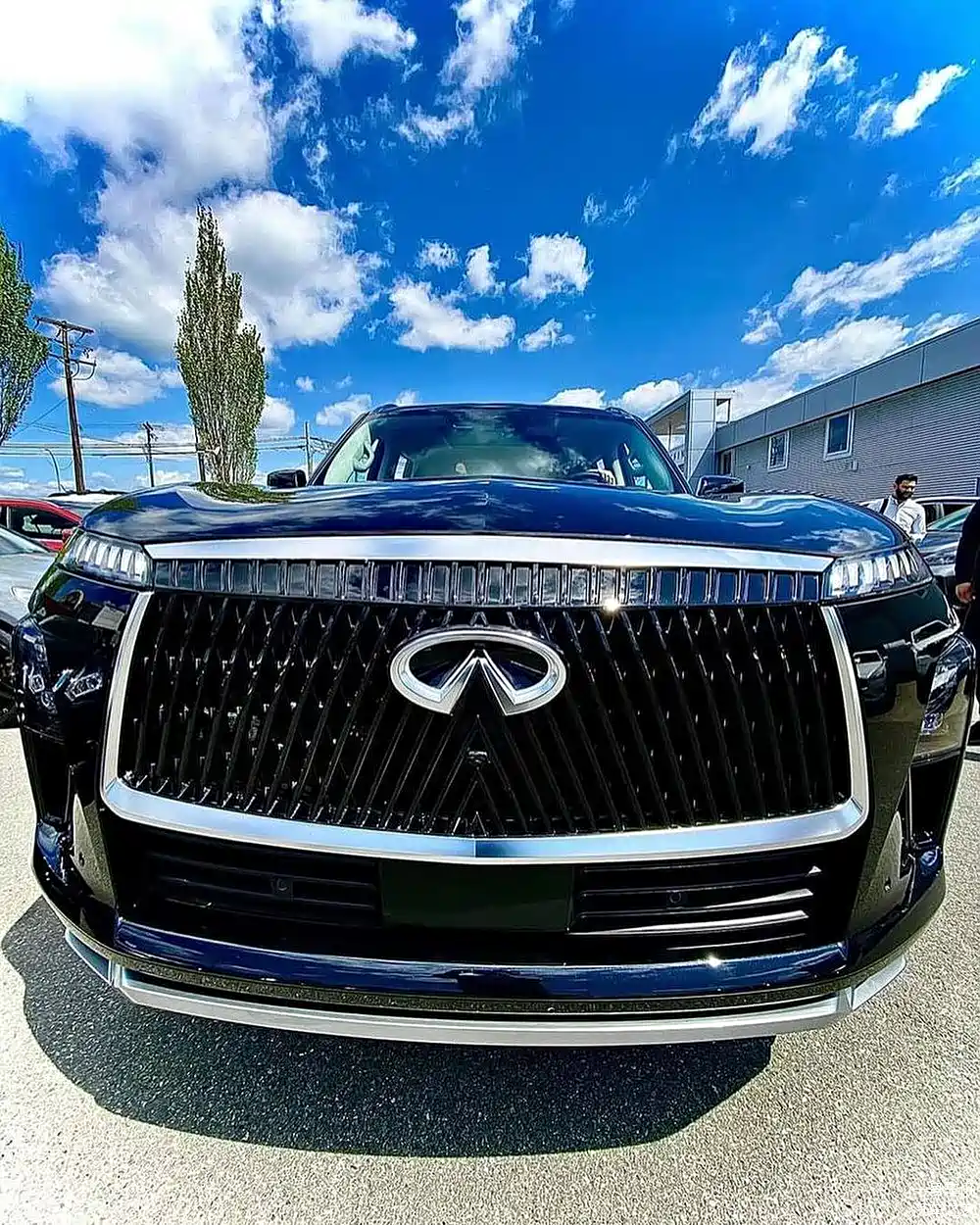 全新英菲尼迪qx80高级豪华造型,尽显尊贵风范!