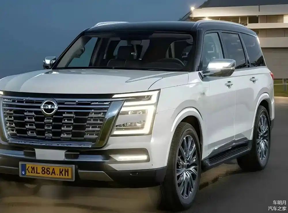 日产途乐全新一代曝光!时尚造型吸睛,配置3.5t v6动力系统