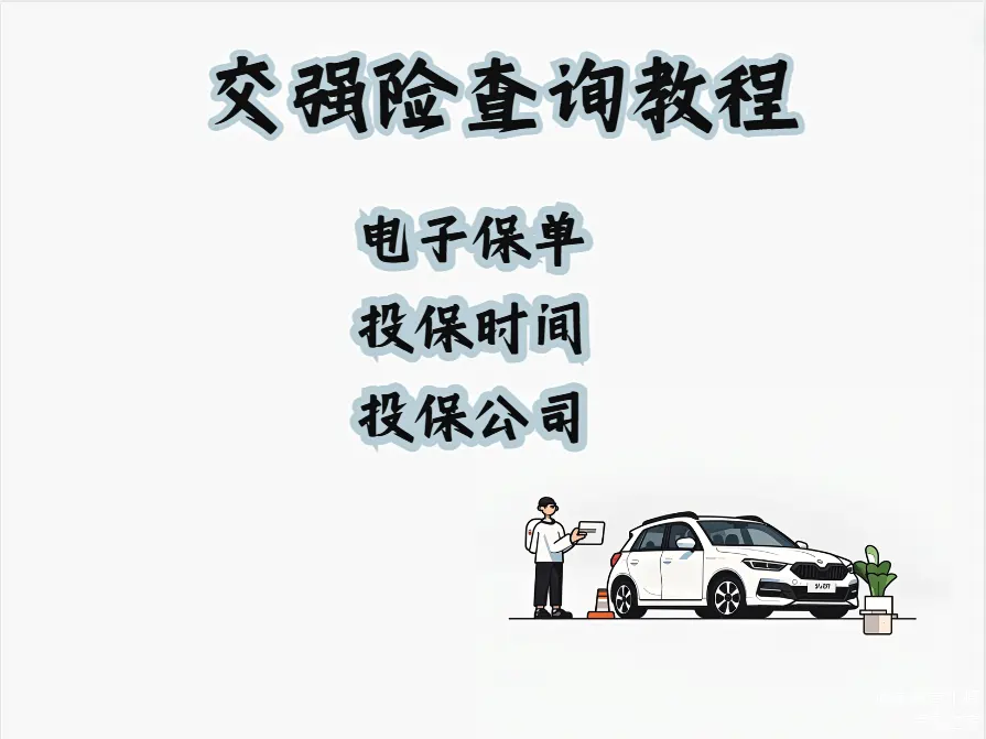 轻松查询交强险电子保单,保障您的行车安全