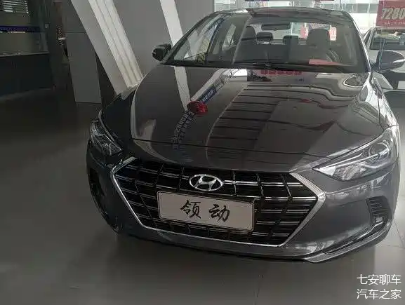 到店实拍2020款现代领动,标配前侧气囊 驻车雷达,最低油耗5.1l