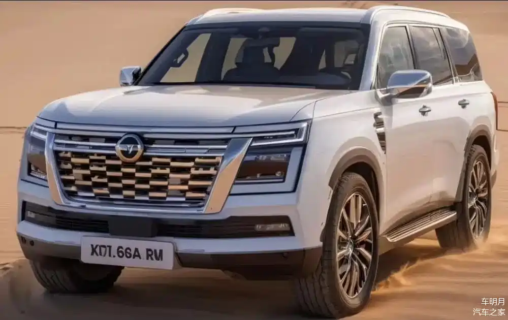 日产途乐全新一代曝光!时尚造型吸睛,配置3.5t v6动力系统