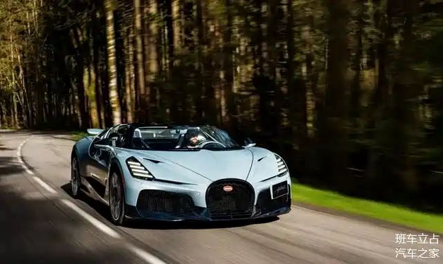 布加迪mistral敞篷超跑以卓越性能,挑战速度极限