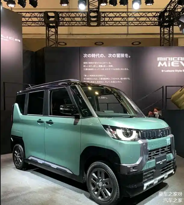越野家族新成员,全新三菱delicamini实拍,带侧滑门价格还不高