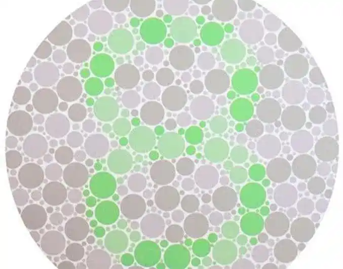 五张惹人笑的色盲检测图,通不过别开车,第五张图颠覆你的认知