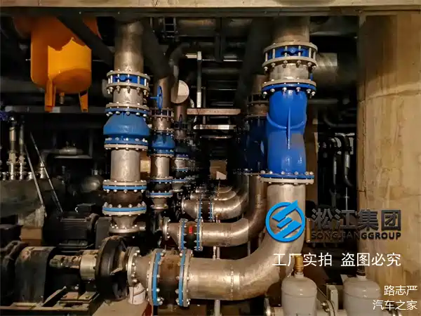 循环增压水泵配套橡胶接头软连接膨胀节伸缩节补偿器