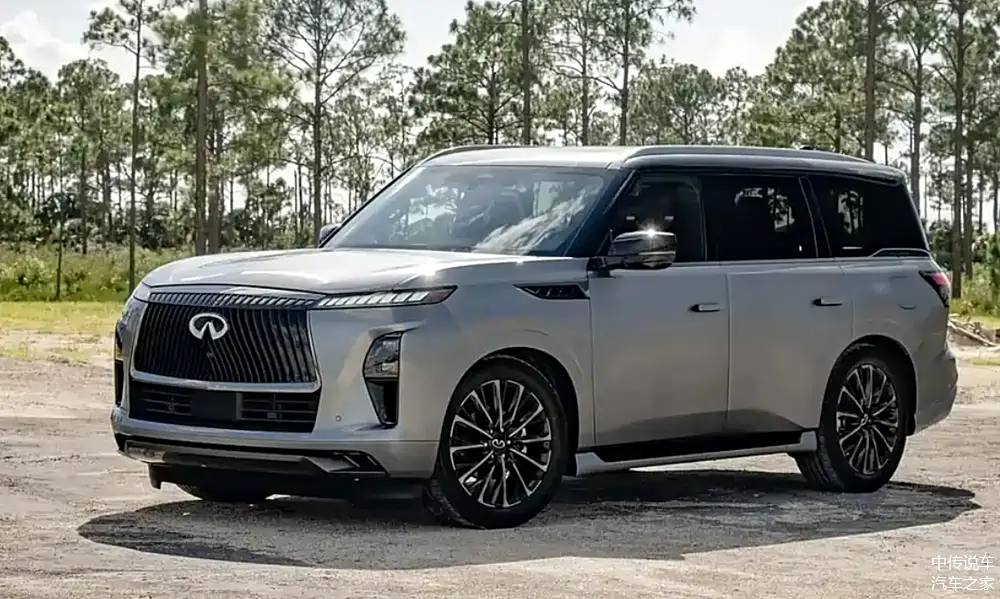 全新英菲尼迪qx80实车图曝光!450马力,动力性能全面飞跃