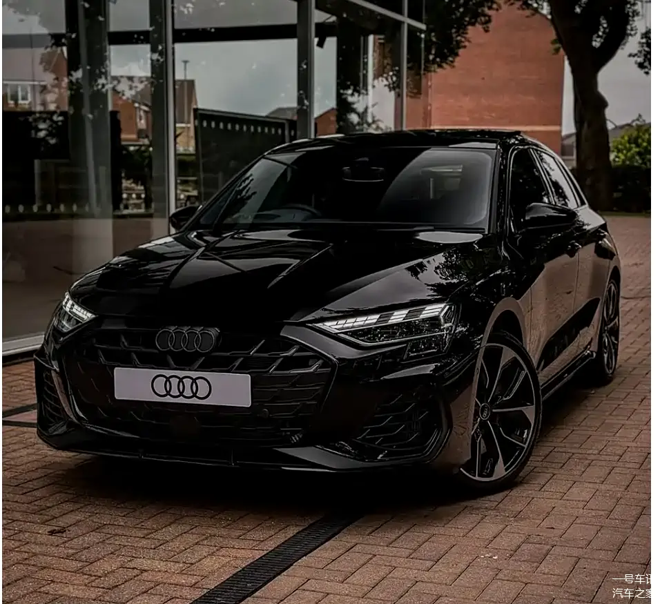 新款奥迪s3海外实车曝光!全黑设计,动感升级,豪华运动风范