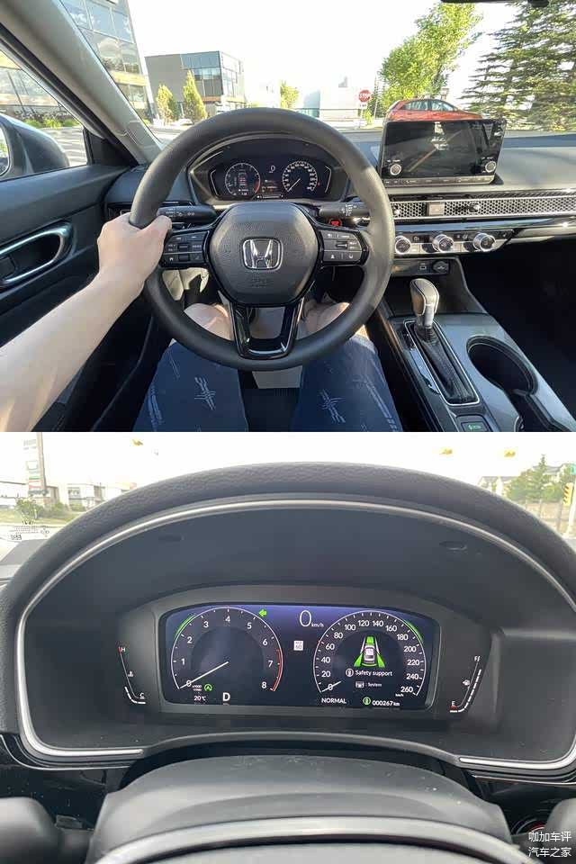 上图是低配内饰，下图仪表盘为高配全液晶仪表盘