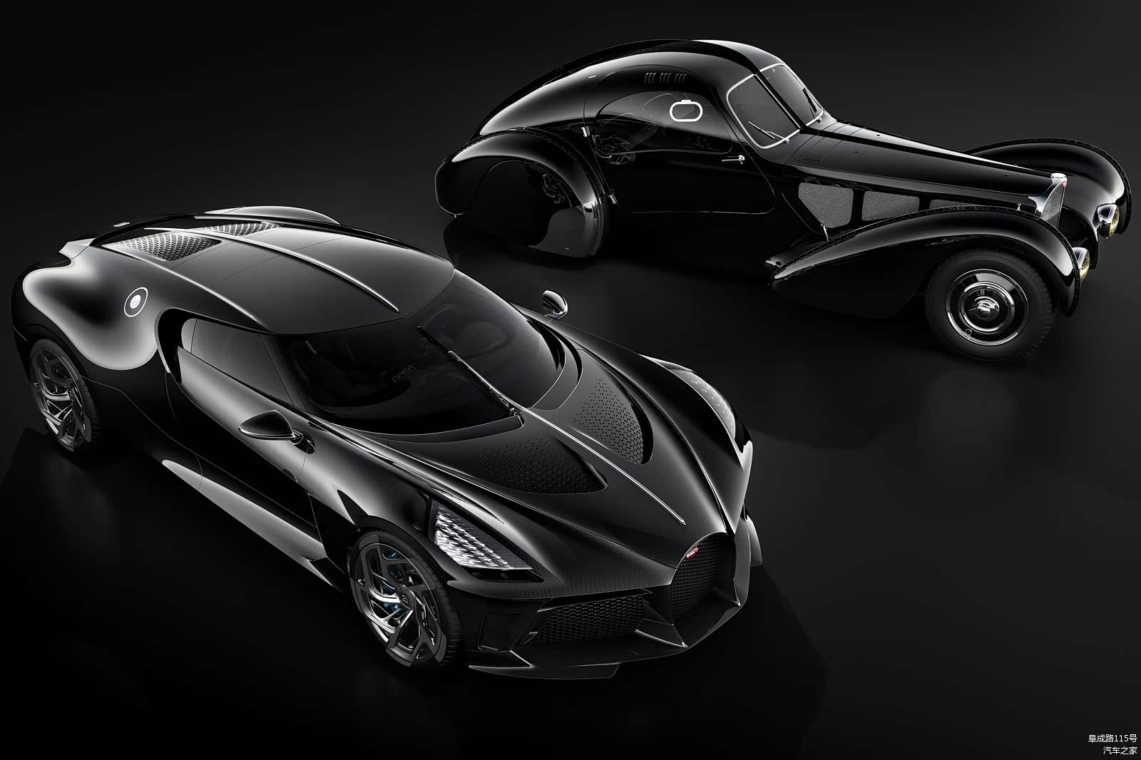 布加迪La Voiture Noire与Type 57 SC Atlantic