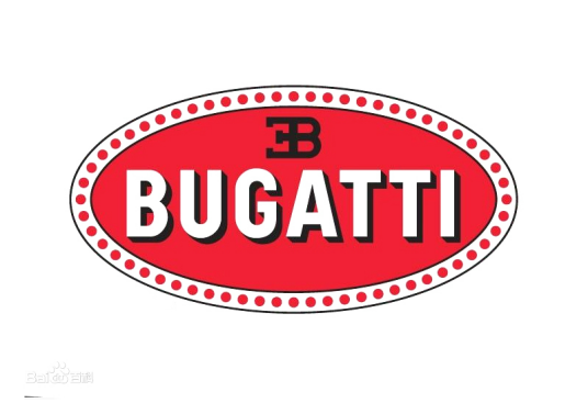 布加迪品牌标志，上面的”EB“是创始人Ettore Bugatti的首字母