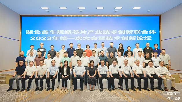 湖北省车规级芯片产业技术创新联合体合影