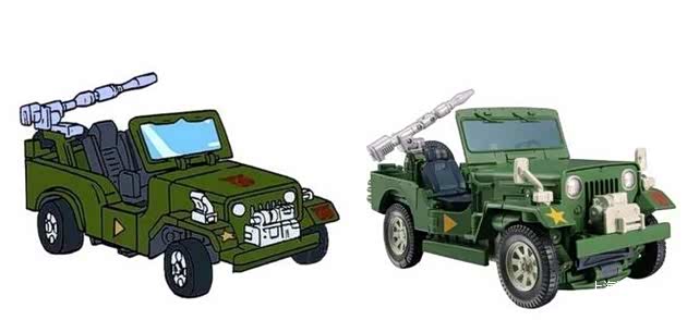 探长的动画形态和玩具对比