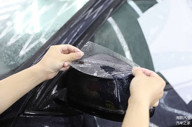 XPEL东莞淘联施工宝马X5隐形车衣现场