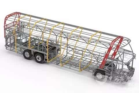 uni-body的客车车身