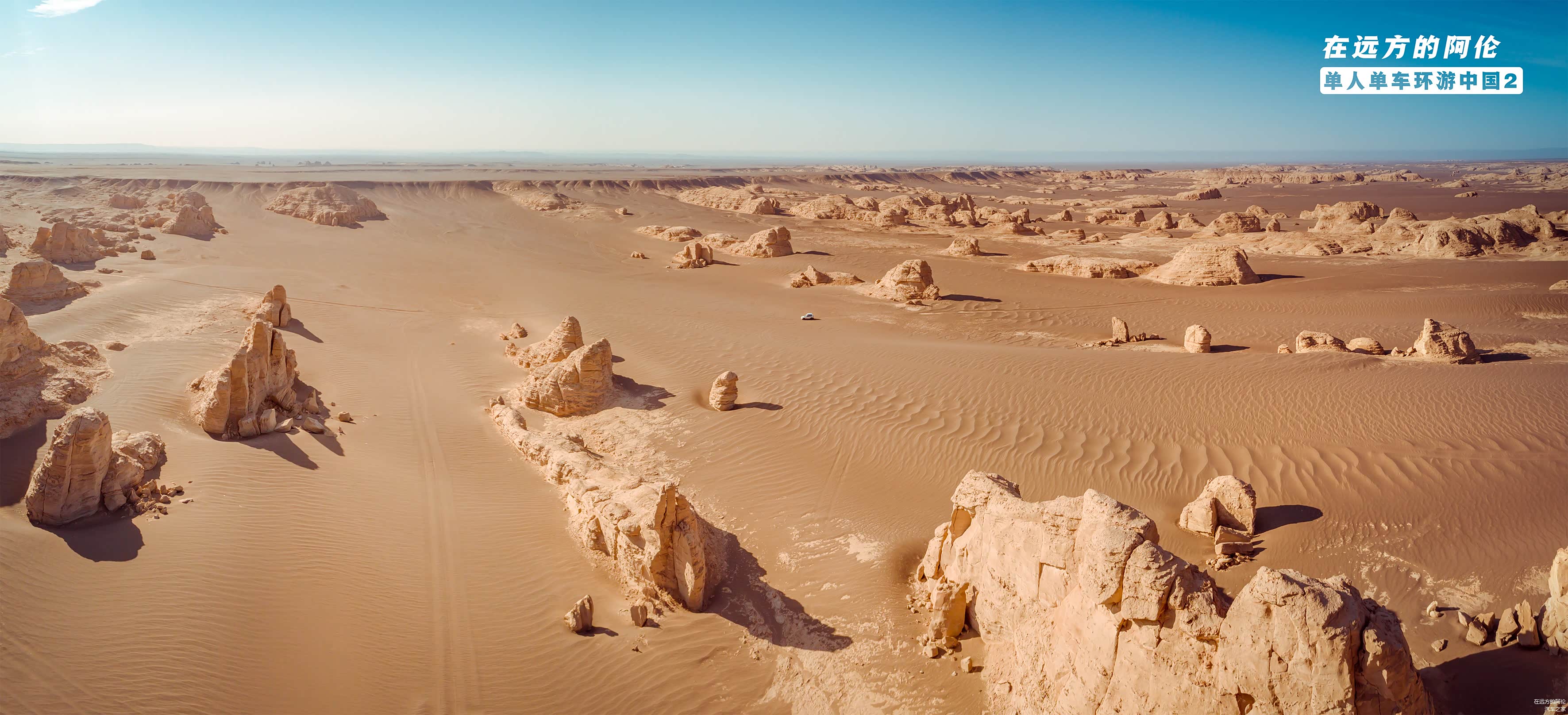 方向正对罗布泊