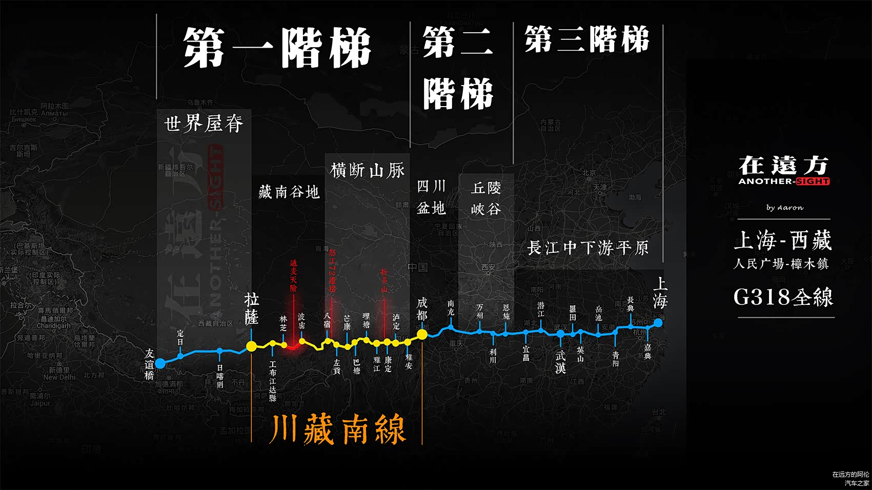 第一季自己做的G318国道概况图