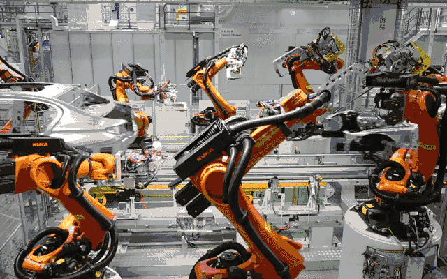 机器人焊接过程