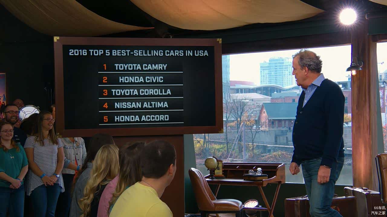 1.丰田凯美瑞 2.本田思域 3.丰田卡罗拉 4.日产天籁（北美版叫Altima） 5.本田雅阁
