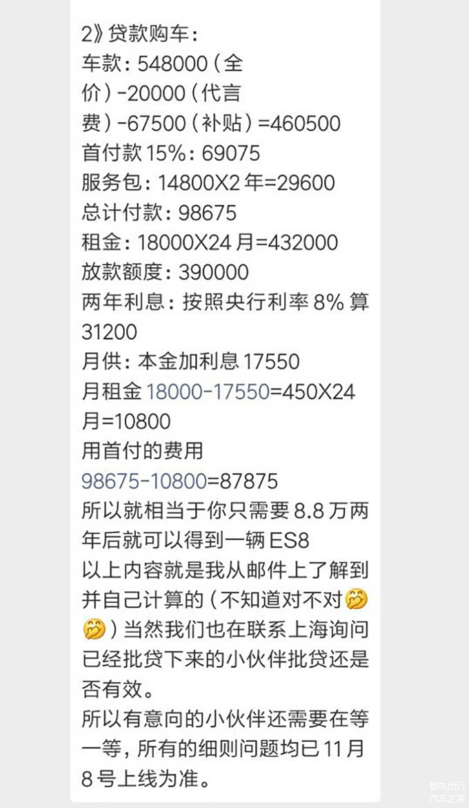 贷款买车的员工由于需要额外支付银行利息，整体费用略高，约为8.78万元。（部分文章配图来源于网络）前
