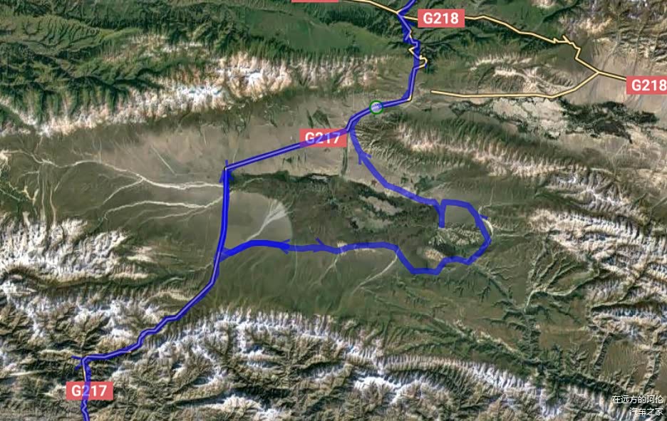 当天的行车轨迹图