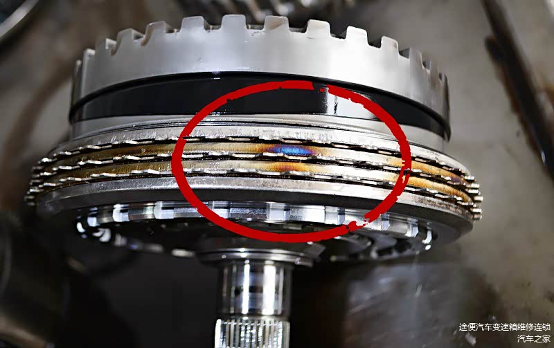 摩擦片有高温过火的问题