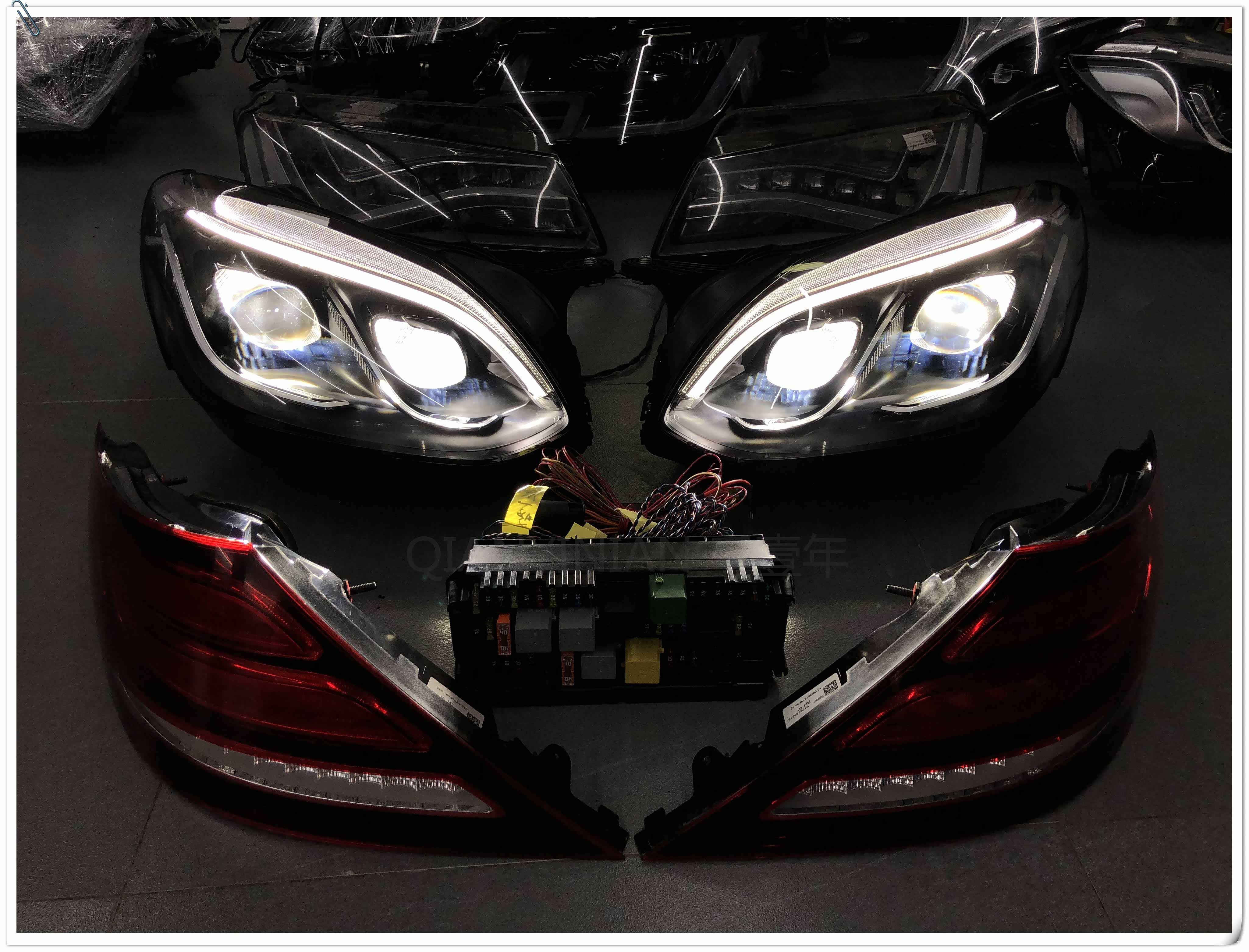 改装配件：
前大灯
后尾灯
前SAM盒
前保险杠
后保险杠