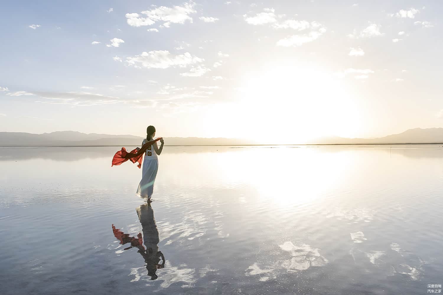 茶卡盐湖，天空之镜