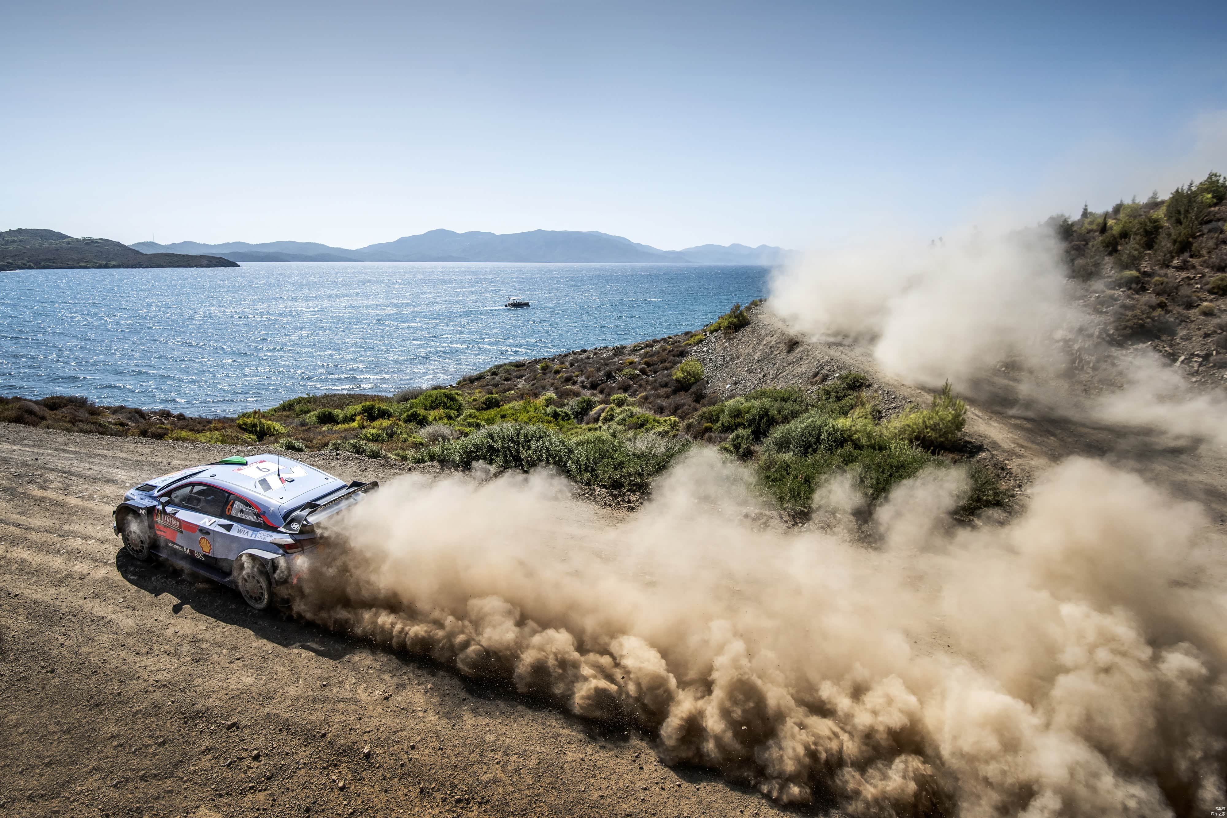 土耳其美丽的海滨赛段